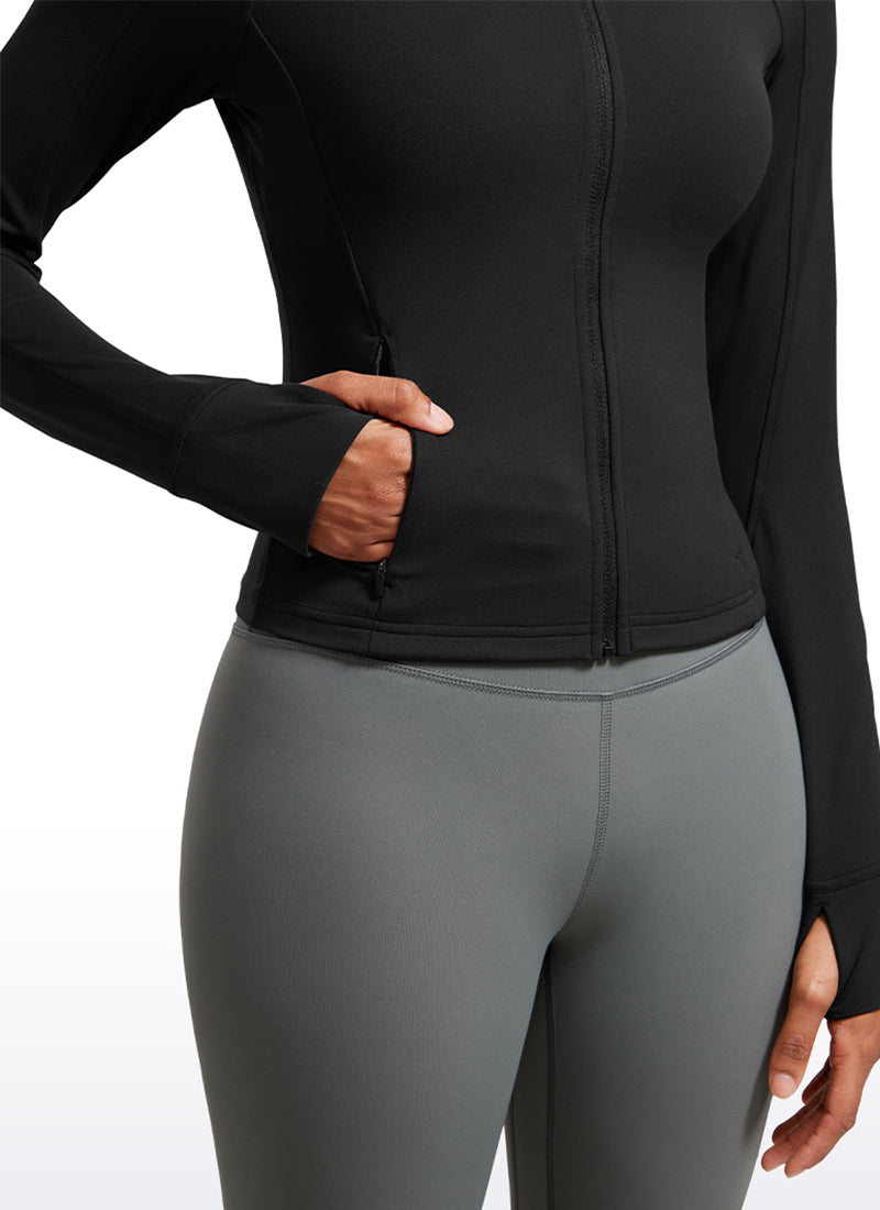 Butterluxe Waist Length Full Zip Jacket