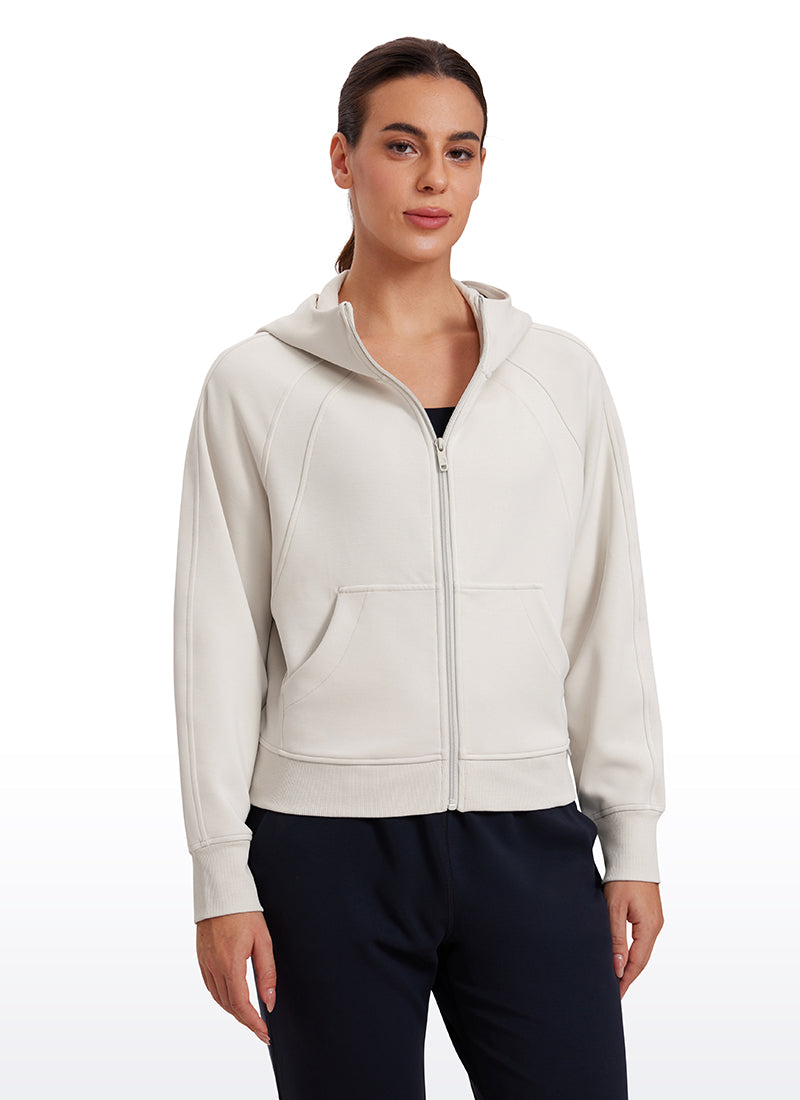 SoftAura Full Zip Pullover Hoodie