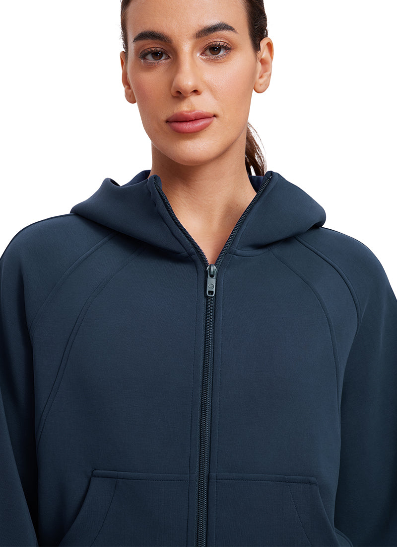 SoftAura Full Zip Pullover Hoodie