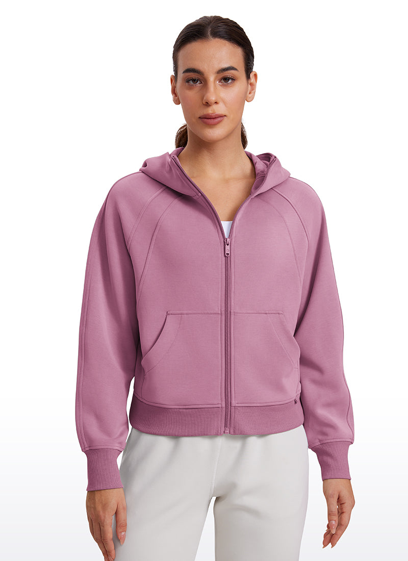 SoftAura Full Zip Pullover Hoodie