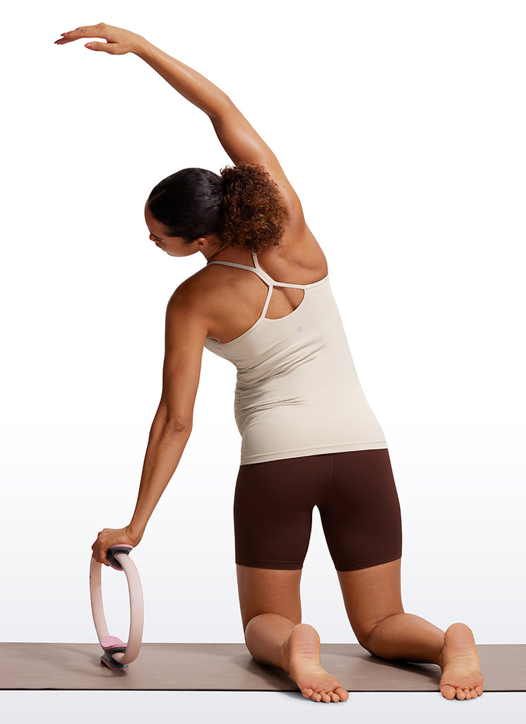 CRZ YOGA Women's Butterluxe Maternity Tank Top Yoga Shirts Magenta Purple