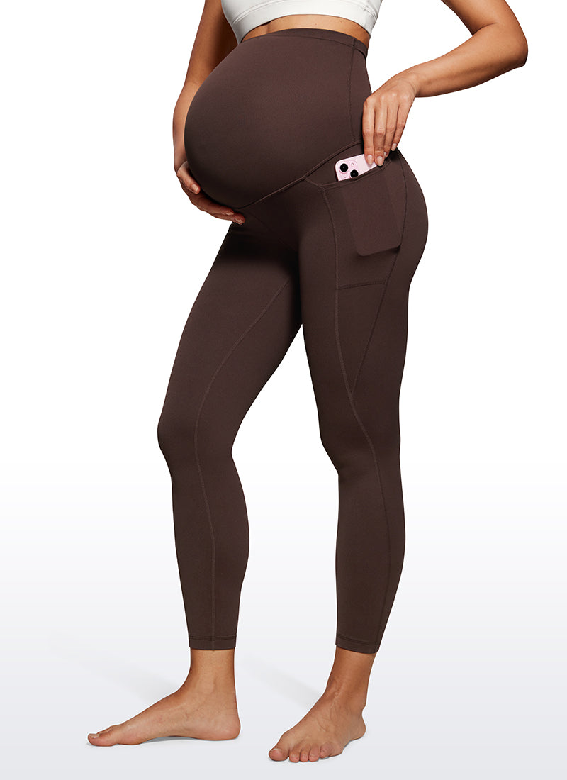 CRZ YOGA Womens Butterluxe Maternity Leggings with Pockets 25