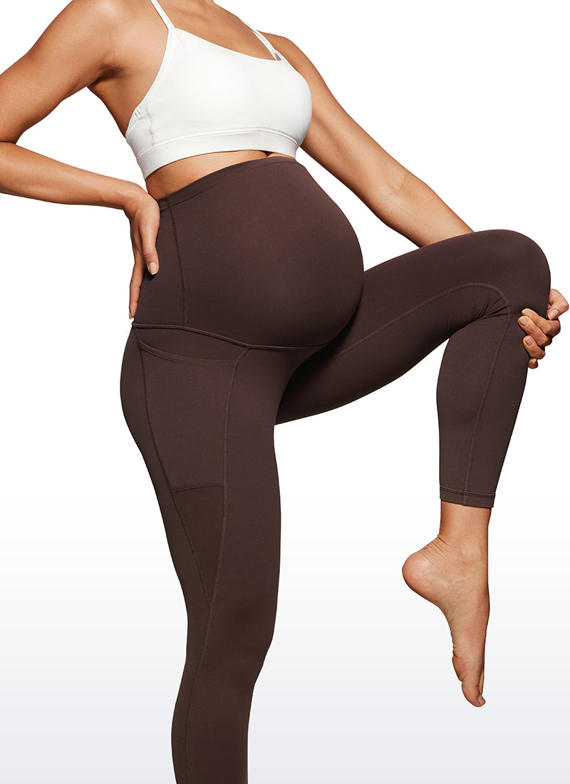 CRZ YOGA Womens Butterluxe Maternity Leggings with Pockets 25