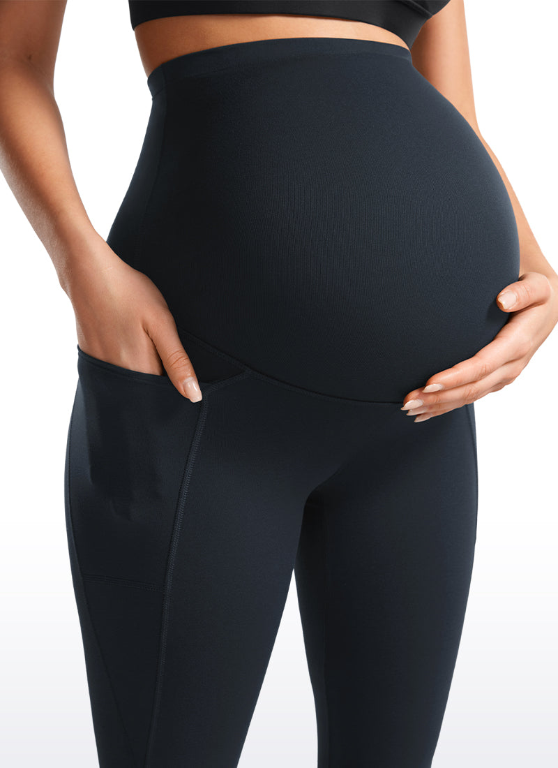 CRZ YOGA Womens Butterluxe Maternity Leggings with Pockets 25