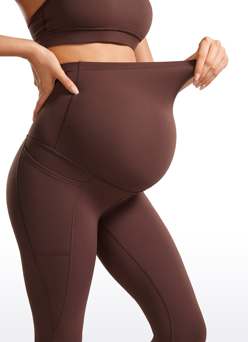 CRZ YOGA Womens Butterluxe Maternity Leggings with Pockets 25
