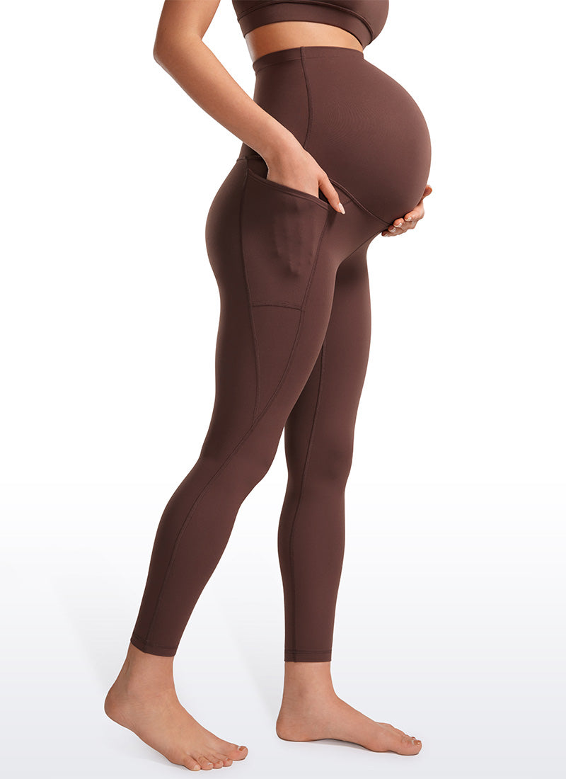 CRZ YOGA Womens Butterluxe Maternity Leggings with Pockets 25