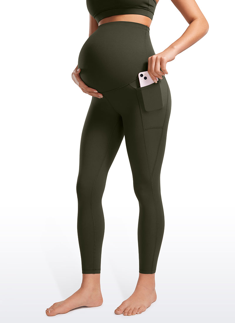 CRZ YOGA Womens Butterluxe Maternity Leggings with Pockets 25