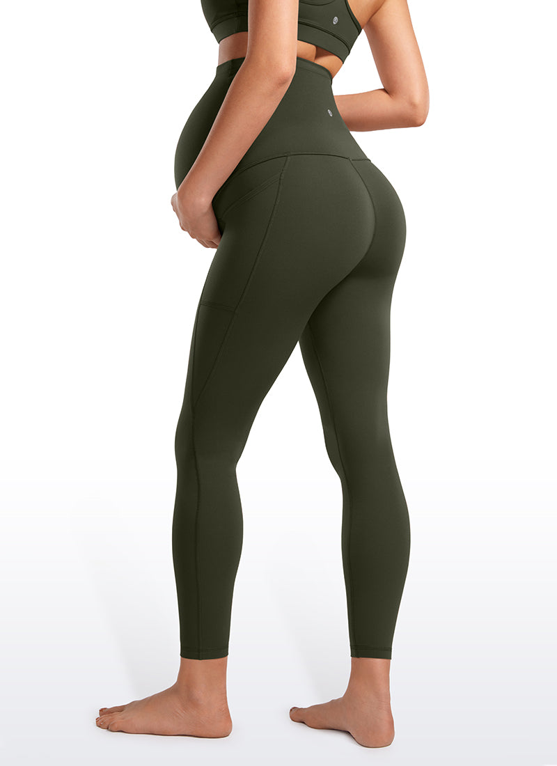CRZ YOGA Womens Butterluxe Maternity Leggings with Pockets 25