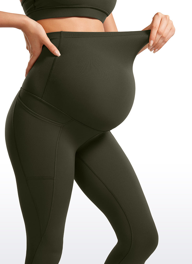 CRZ YOGA Womens Butterluxe Maternity Leggings with Pockets 25
