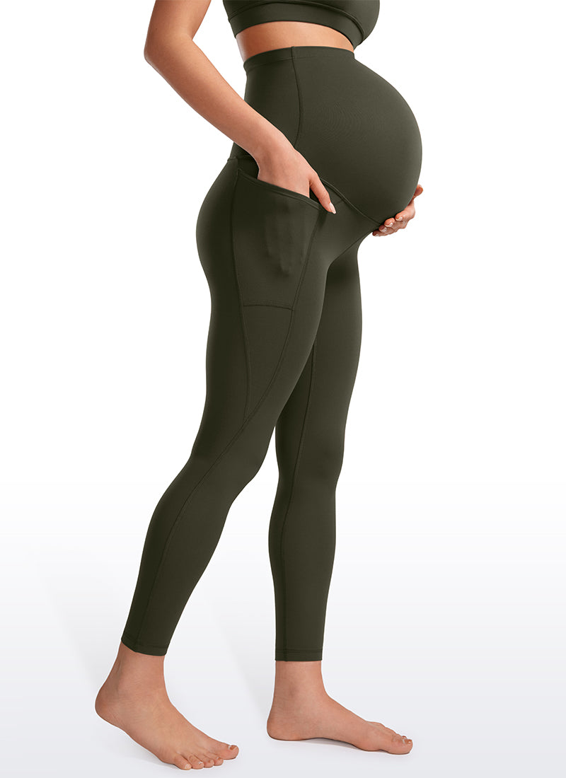 CRZ YOGA Womens Butterluxe Maternity Leggings with Pockets 25