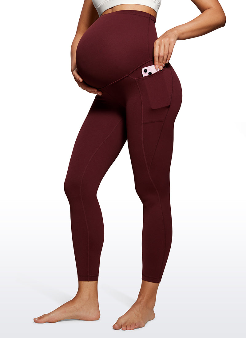 CRZ YOGA Womens Butterluxe Maternity Leggings with Pockets 25