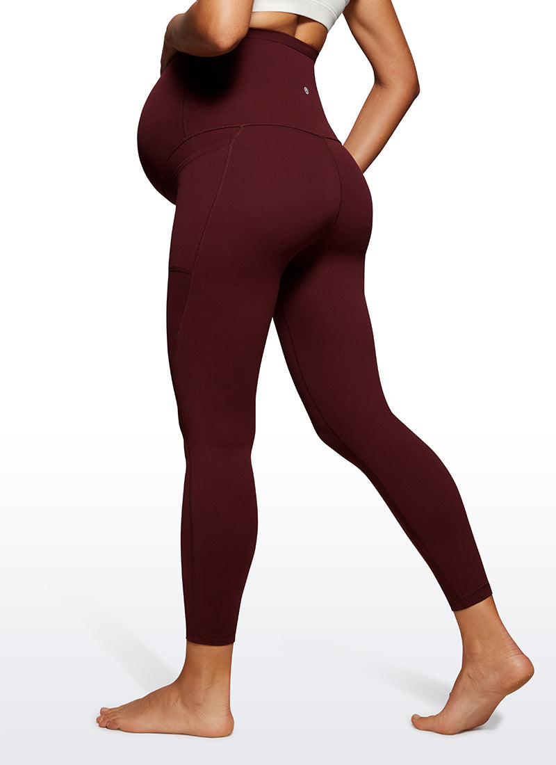 CRZ YOGA Womens Butterluxe Maternity Leggings with Pockets 25