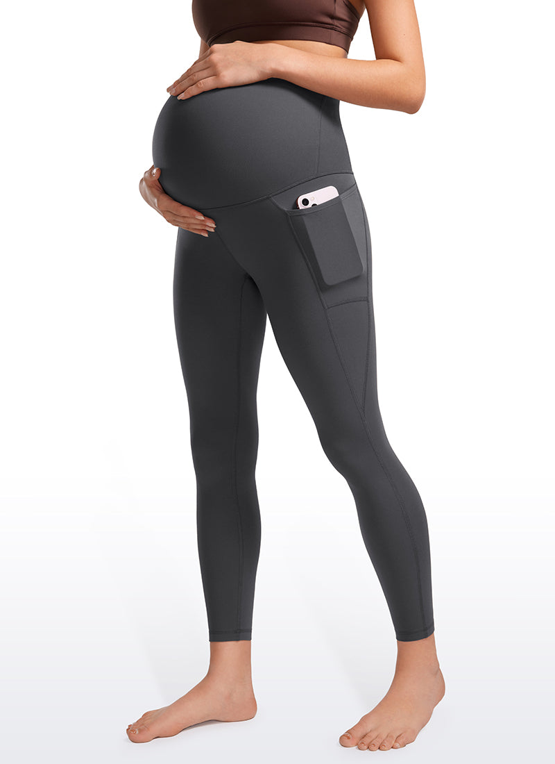 CRZ YOGA Womens Butterluxe Maternity Leggings with Pockets 25