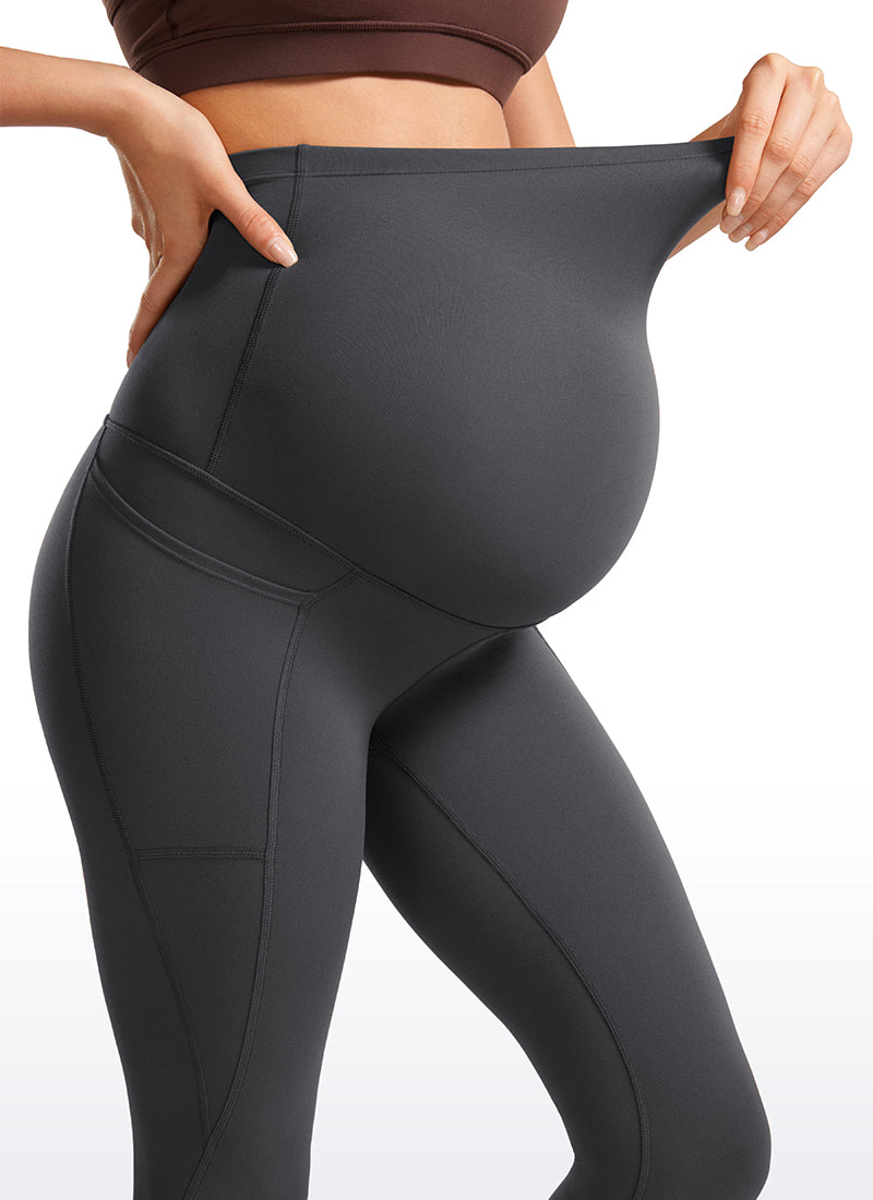CRZ YOGA Womens Butterluxe Maternity Leggings with Pockets 25