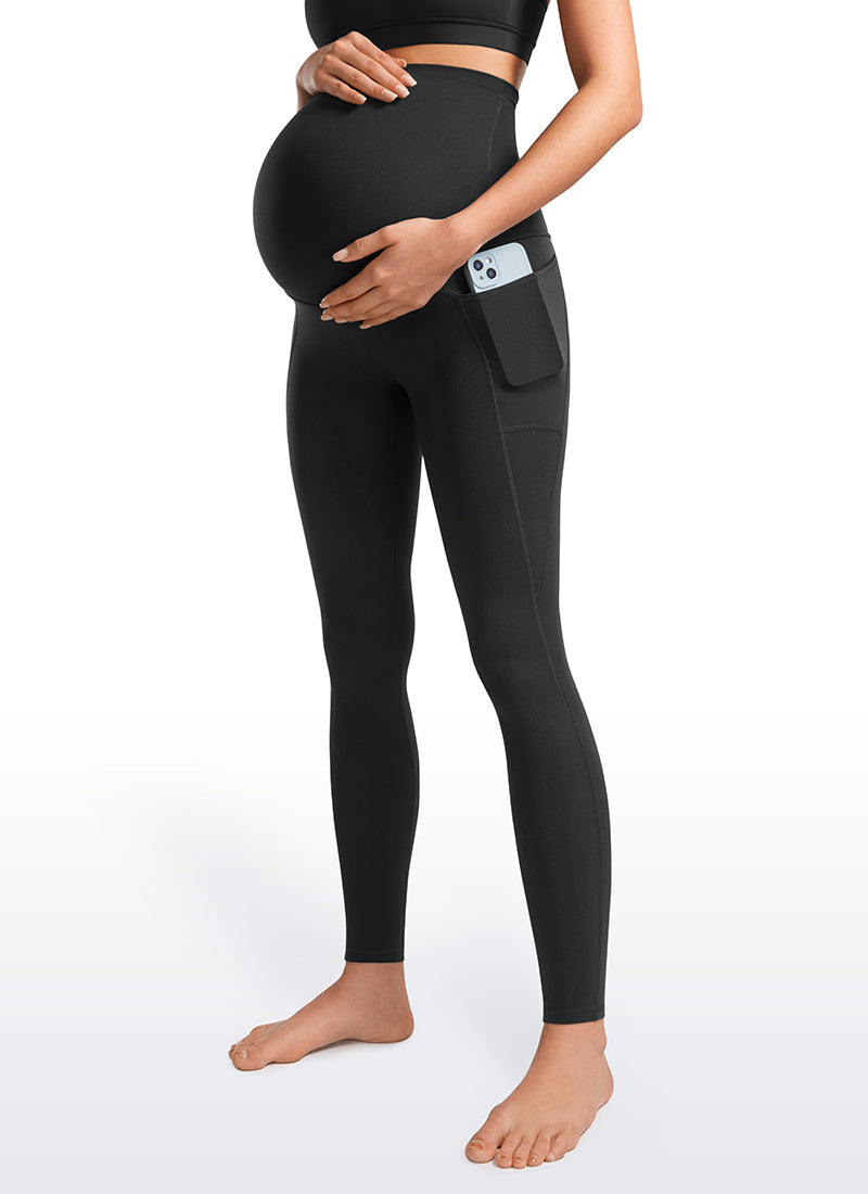 CRZ YOGA Womens Butterluxe Maternity Leggings with Pockets 28