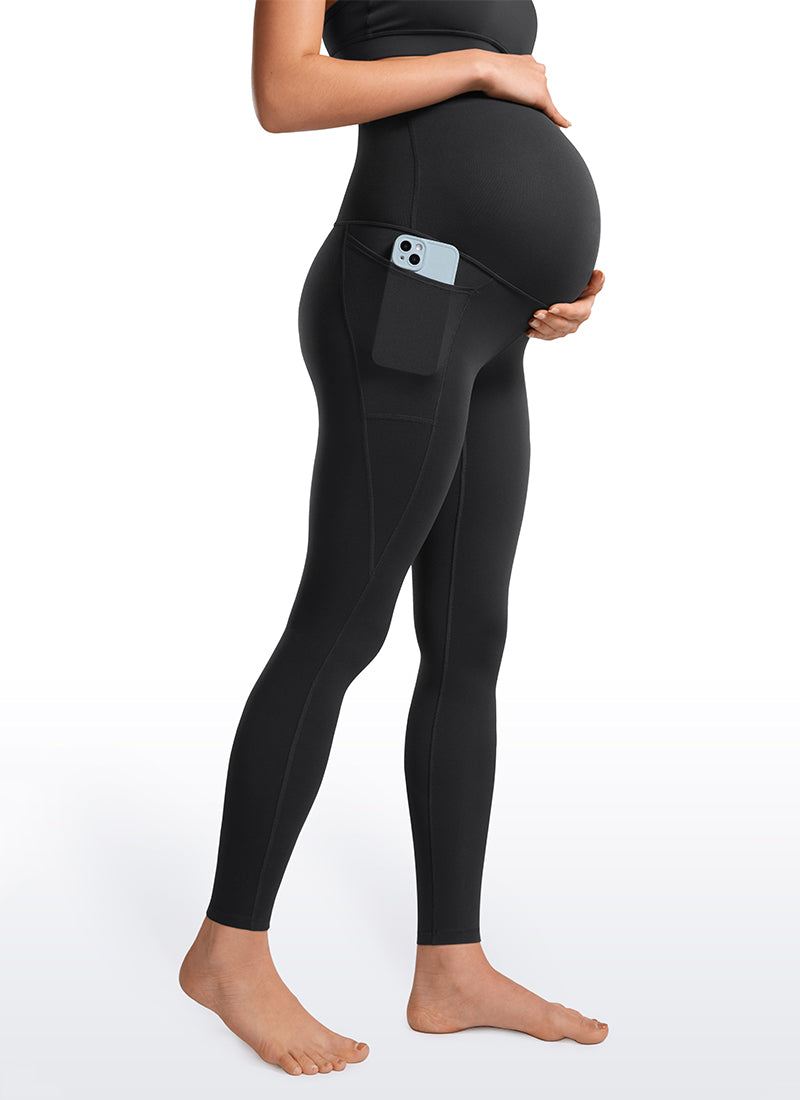 CRZ YOGA Womens Butterluxe Maternity Leggings with Pockets 28