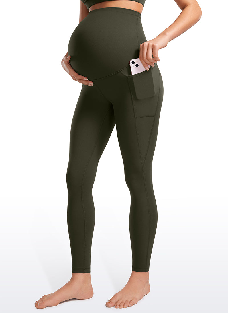 CRZ YOGA Womens Butterluxe Maternity Leggings with Pockets 28