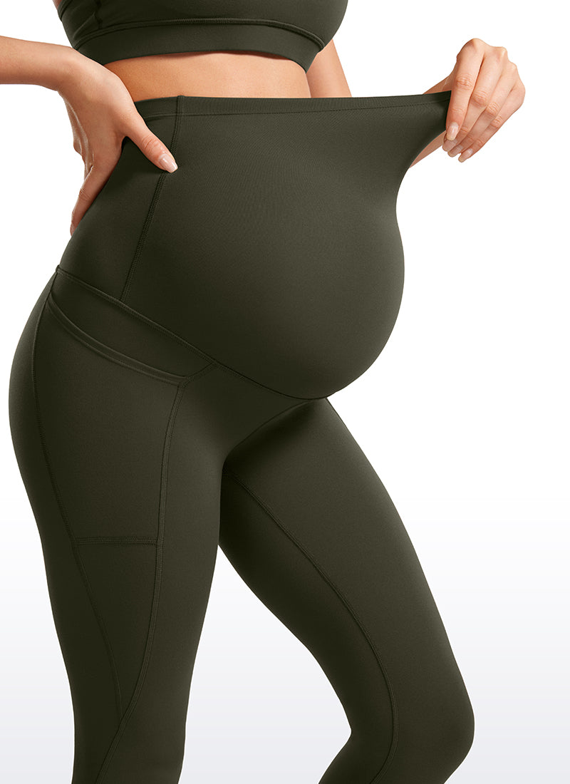 CRZ YOGA Womens Butterluxe Maternity Leggings with Pockets 28