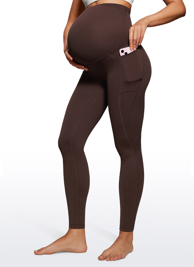 CRZ YOGA Womens Butterluxe Maternity Leggings with Pockets 28