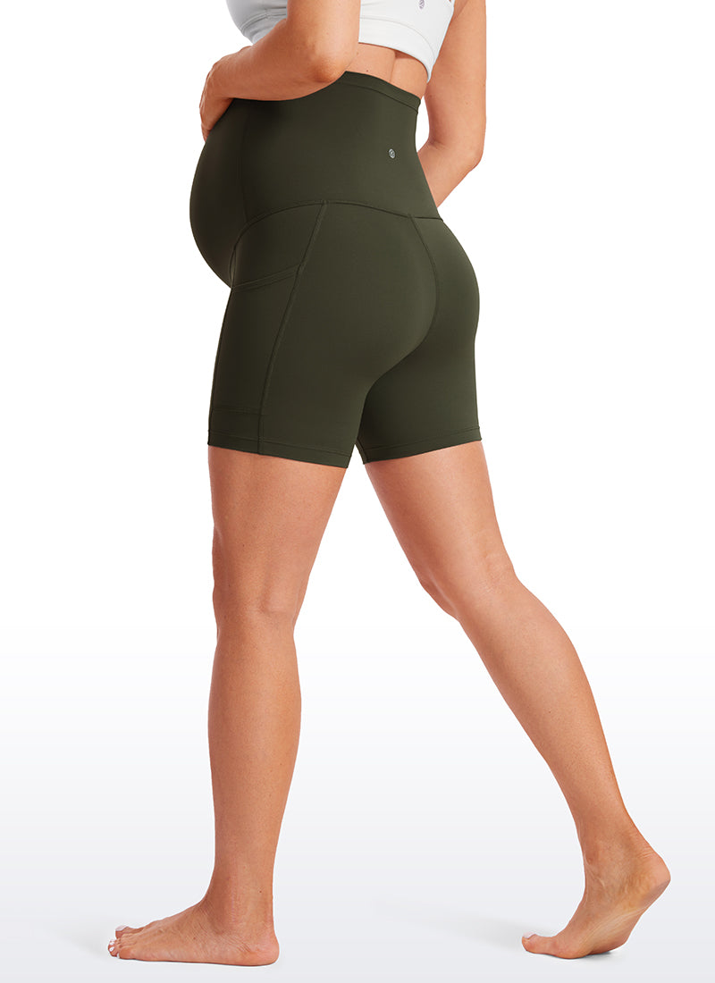 Butterluxe Maternity Pocket Short 5''