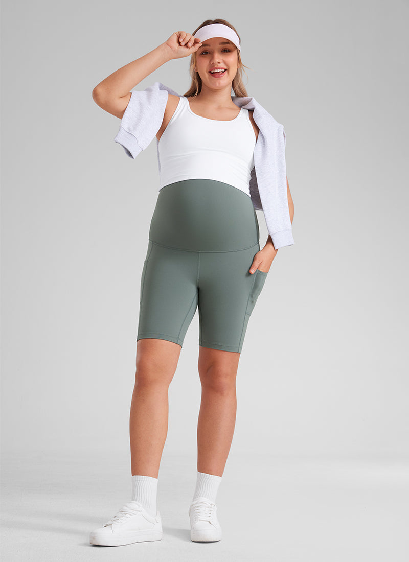 Butterluxe Maternity Pocket Short 8''