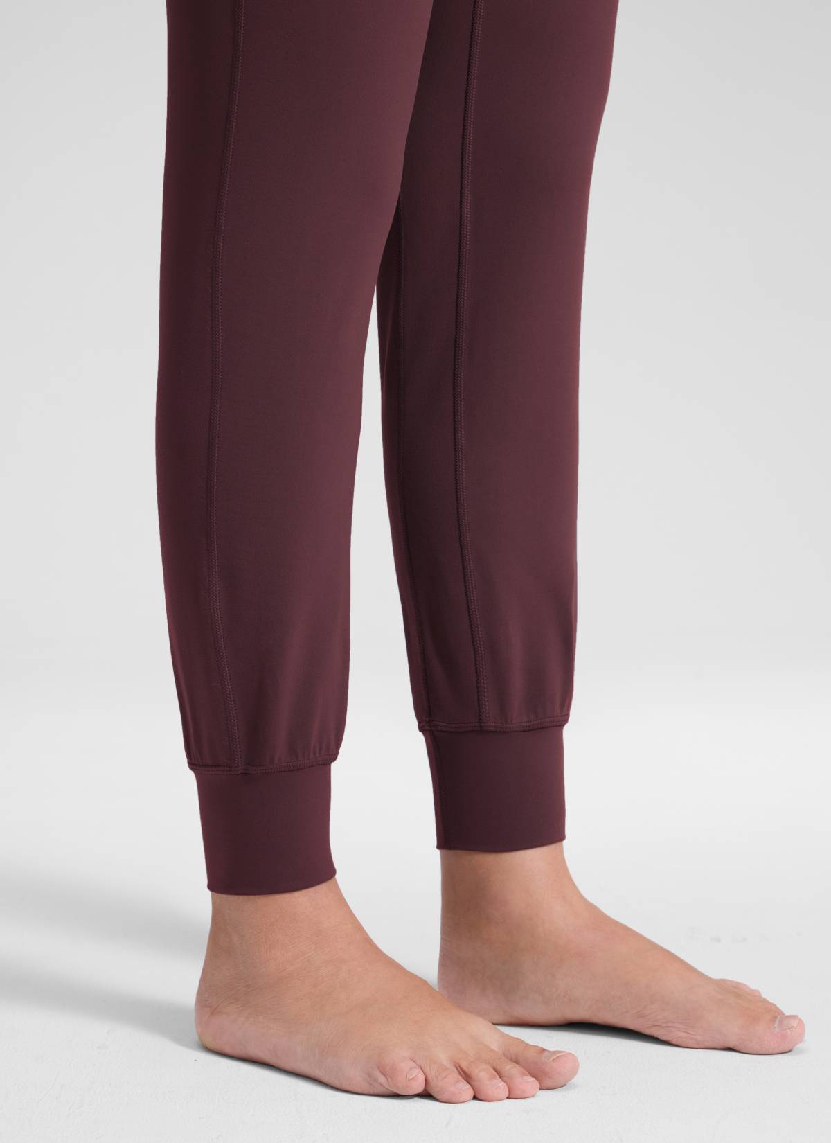 CRZ YOGA Women's Maternity Joggers Pockets Butterluxe 27'' Ripe Plum