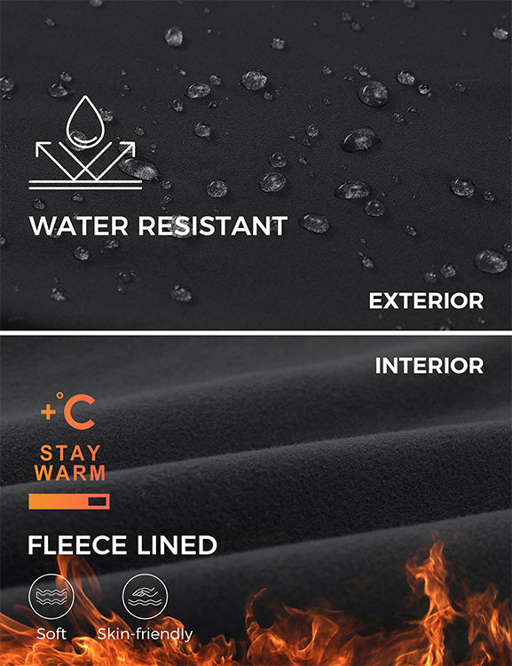 CRZ YOGA Womens Water Resistant Fleece Lined Soft Pockets Leggings 26.5