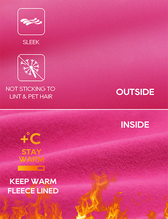 CRZ YOGA Women's Winter High Rise Thermal Fleece Lined Leggings 28'' Olive Green