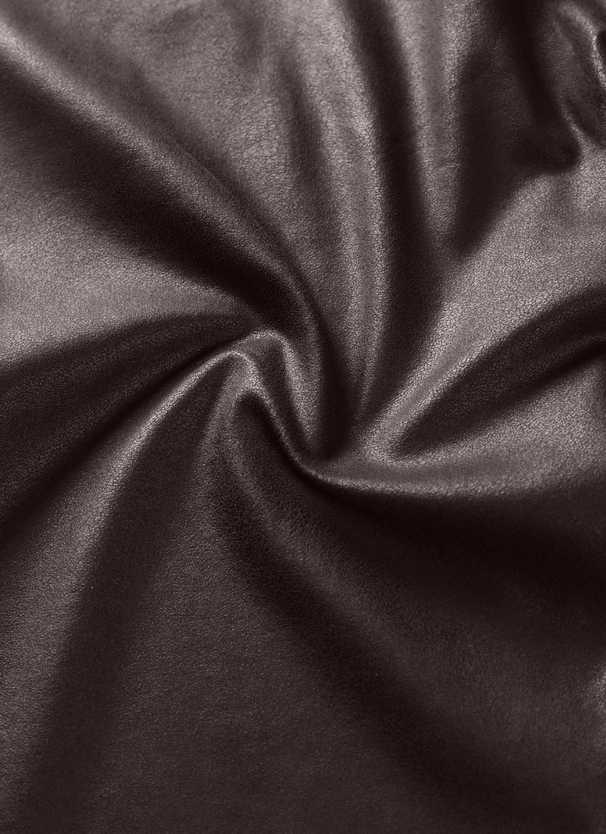 CRZ YOGA Women Butterluxe Matte Faux Leather No Front Seam Leggings 28'' Hot Fudge Brown Foil Pattern @model_info:brown