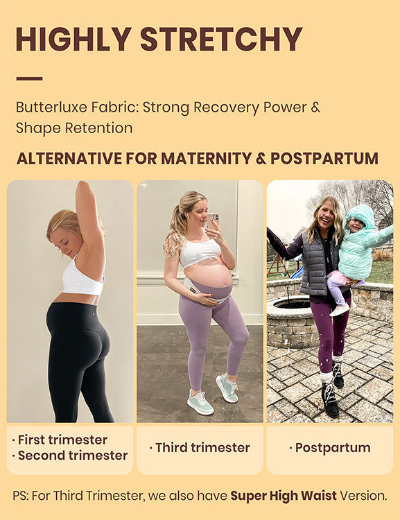 CRZ YOGA Women's Yoga Lounge High Rise Butterluxe Yoga Leggings 25'' Mocha Mousse