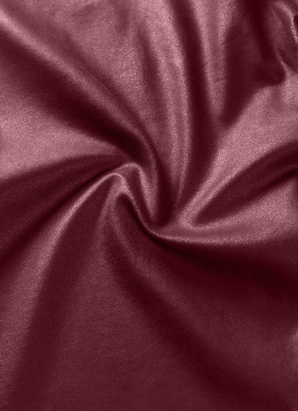CRZ YOGA Women Butterluxe Matte Faux Leather No Front Seam Leggings 28'' Red Merlot Foil Pattern @model_info:foil