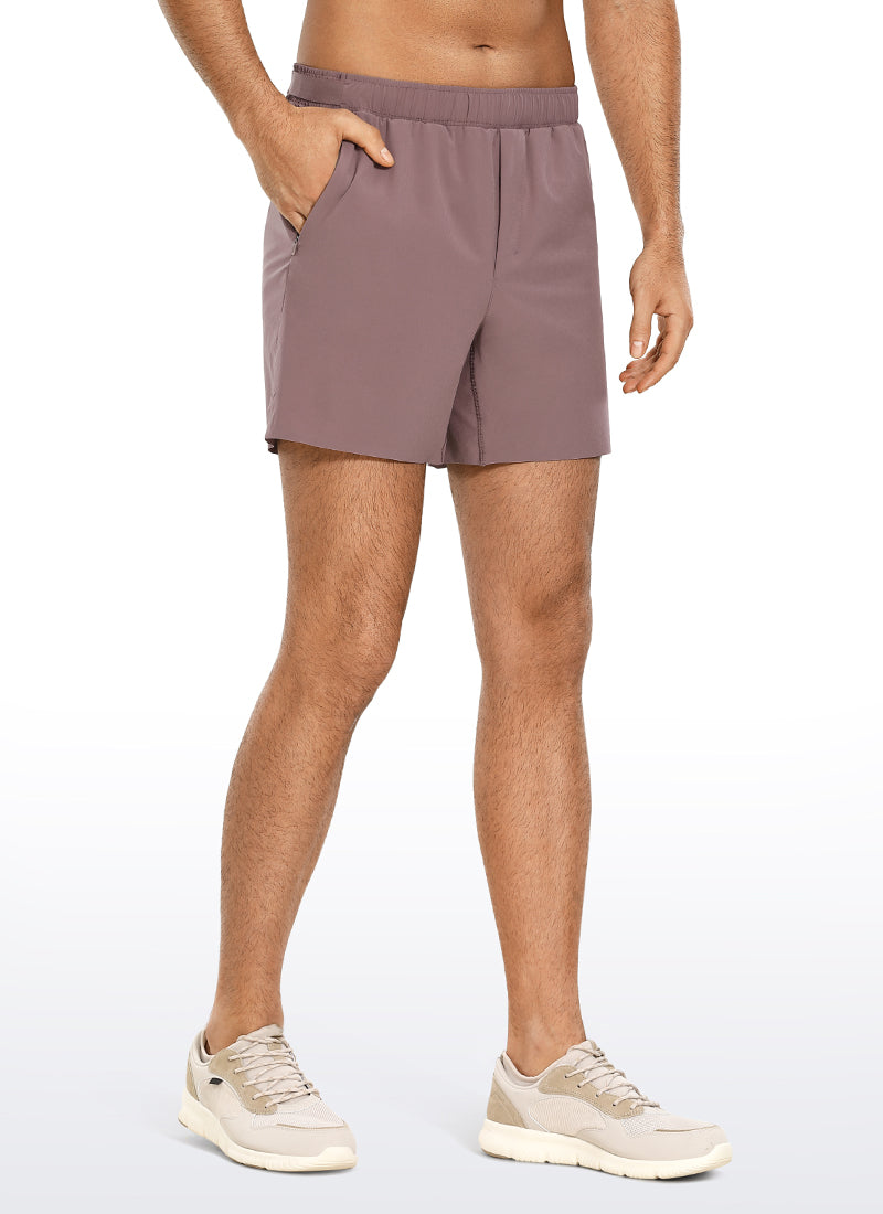 Feathery-Fit Athletic Shorts 6''- Lineless