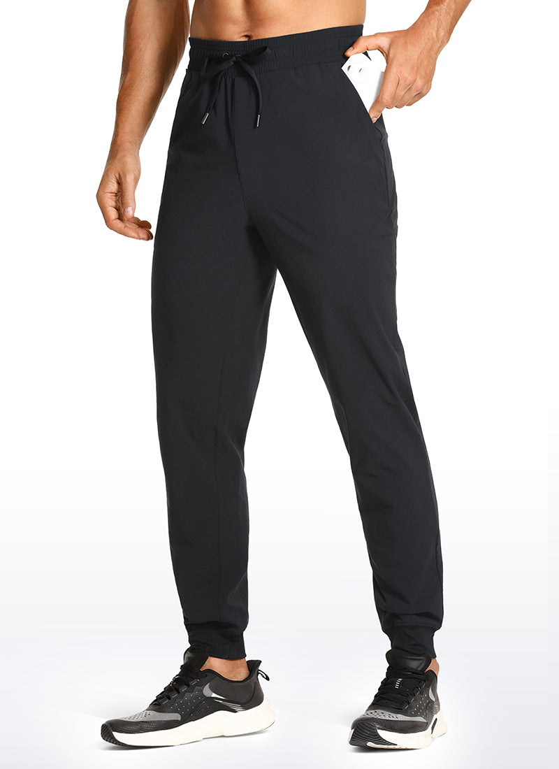 Quick Dry Workout Joggers 29''- Zip Pockets