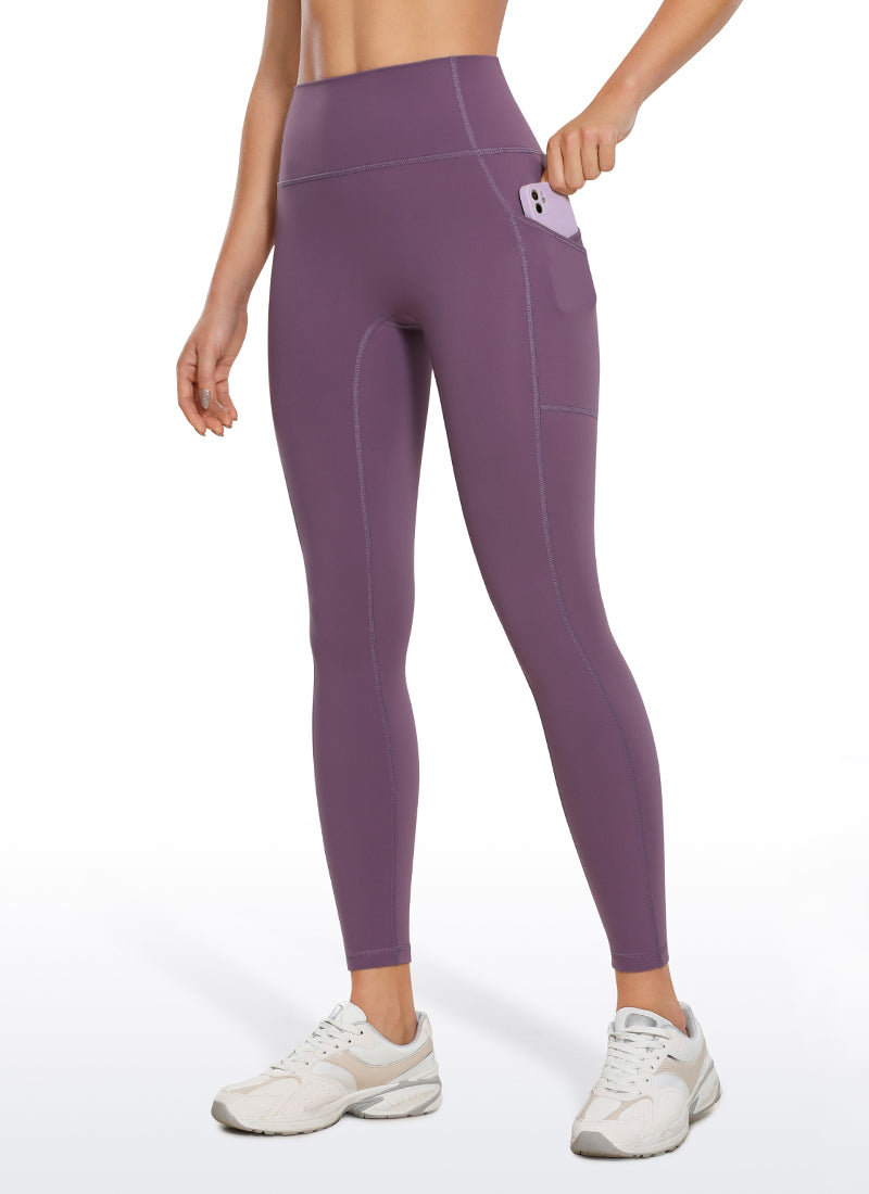 Ulti-Dry Workout Pockets Leggings 25''-No Front Seam
